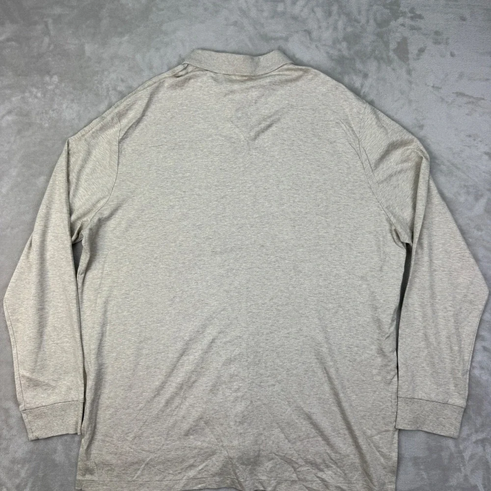 Polo Ralph Lauren Shirt Mens XXL Classic Flesh Pima Soft Touch Long Sleeve Prep